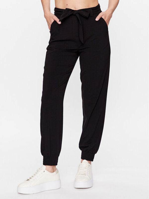 b.young b.young Текстилни панталони 20810874 Черен Regular Fit