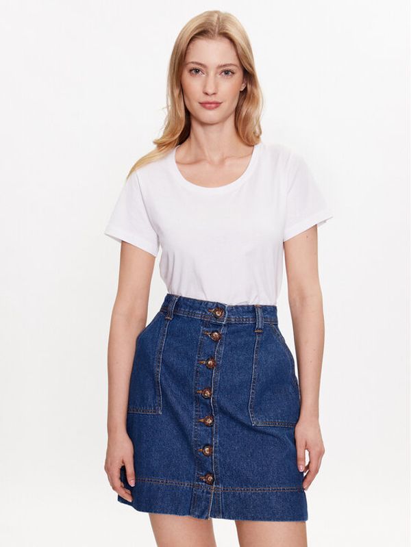 b.young b.young Тишърт 20812845 Бял Regular Fit