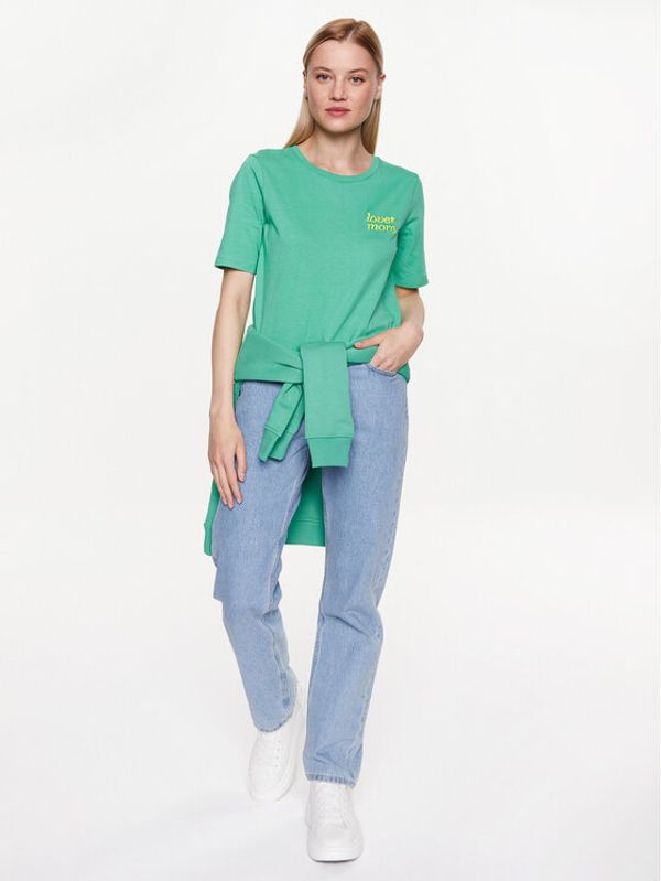 b.young b.young Тишърт 20813337 Зелен Regular Fit