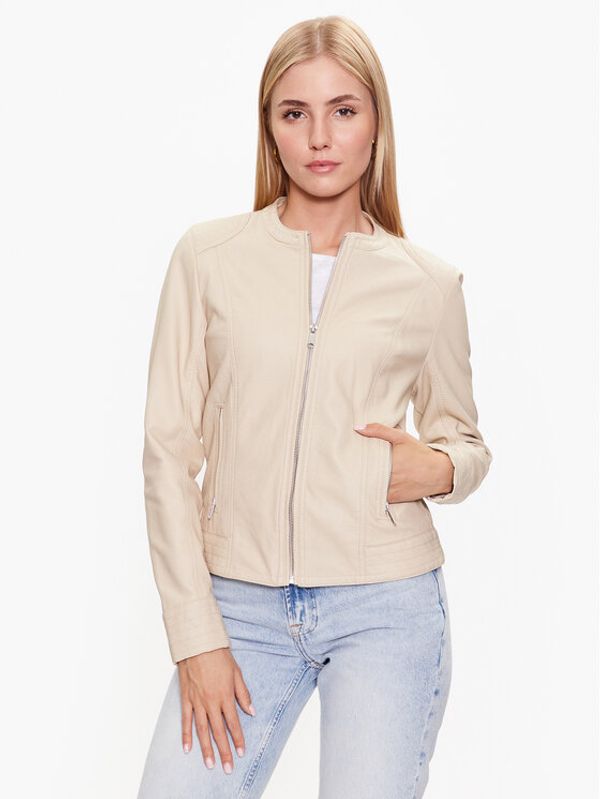 b.young b.young Яке от имитация на кожа 20809396 Бежов Regular Fit