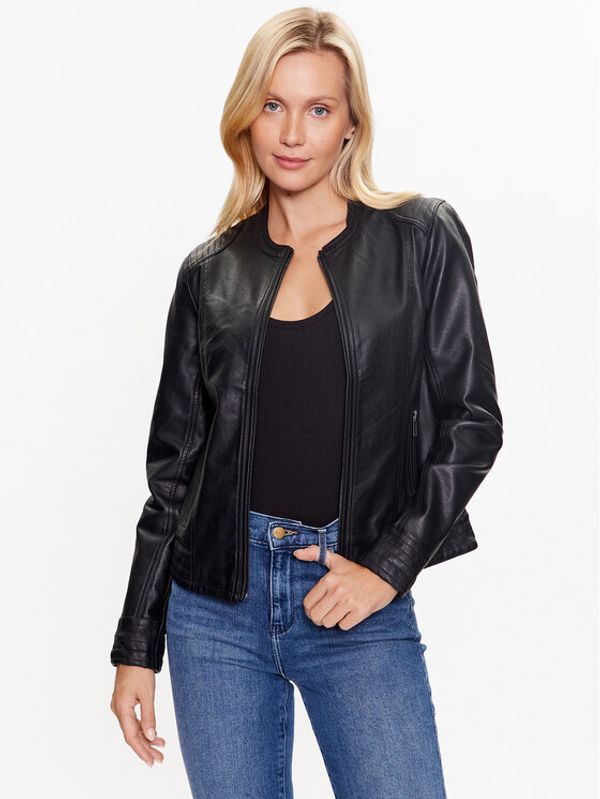 b.young b.young Яке от имитация на кожа 20809396 Черен Regular Fit