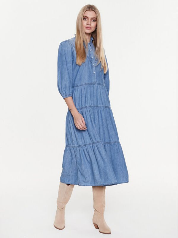 Ba&sh Ba&sh Дънкова рокля Willow 1E22WILL Син Regular Fit