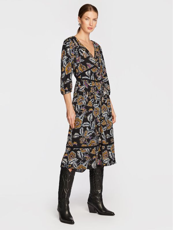 Ba&sh Ba&sh Ежедневна рокля Robe Vienne 1H22VIEN Черен Regular Fit