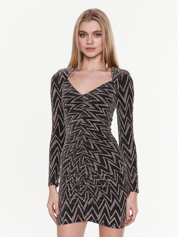 Ba&sh Ba&sh Коктейлна рокля Robe 1E23GUNA Кафяв Slim Fit