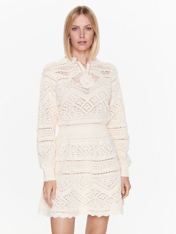 Ba&sh Ba&sh Плетена рокля Pearle 1E23PEAR Екрю Regular Fit