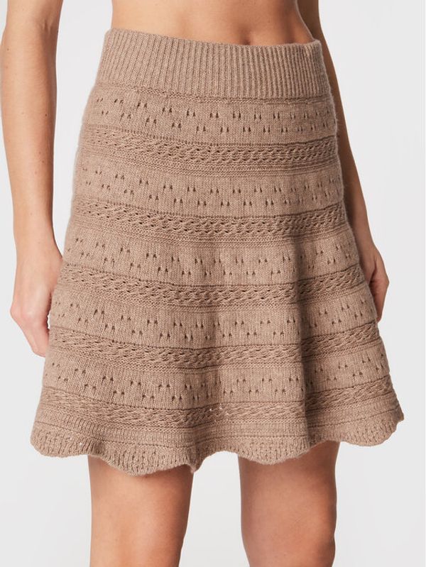 Ba&sh Ba&sh Пола тип трапец Hana 1H22HANA Бежов Regular Fit