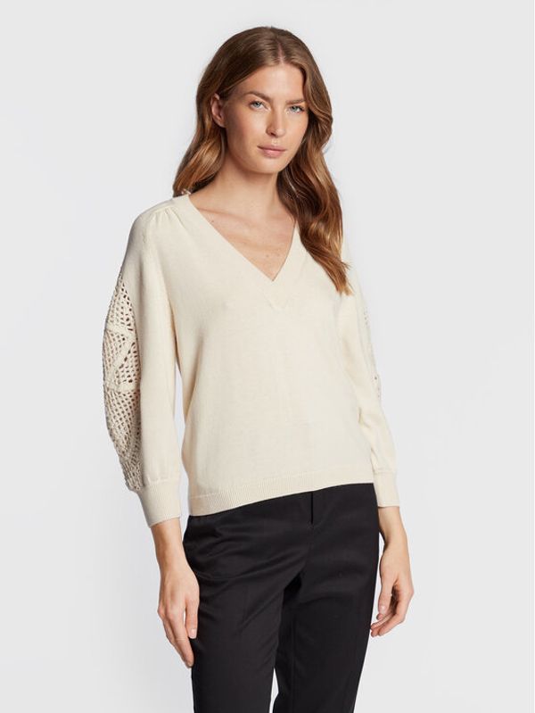 Ba&sh Ba&sh Пуловер Jaden 1H22JADE Бежов Regular Fit