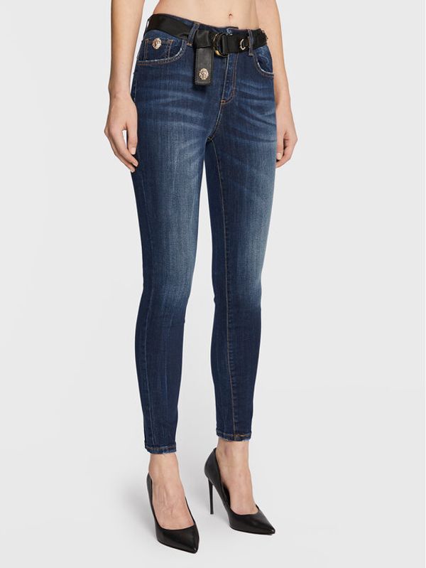 Babylon Babylon Дънки R_EBJR02 Тъмносин Slim Fit