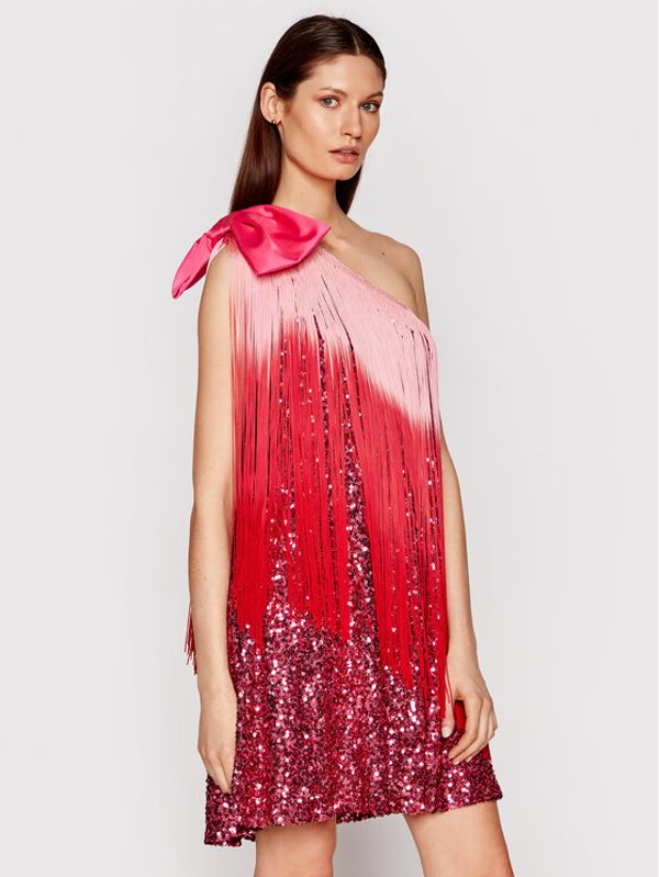 Babylon Babylon Коктейлна рокля N_S00809 Розов Regular Fit