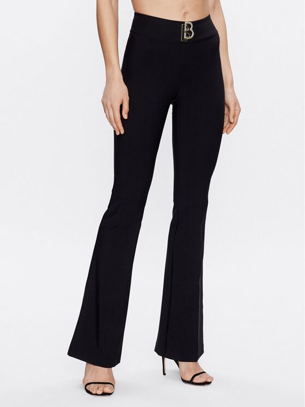 Babylon Babylon Текстилни панталони S_MF0604 Черен Slim Fit