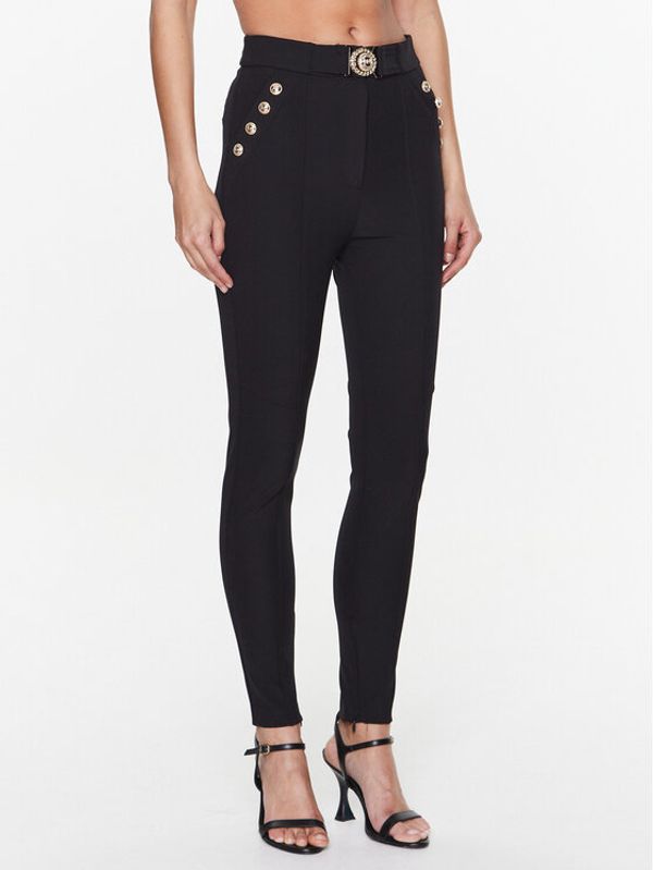 Babylon Babylon Текстилни панталони S_S00507 Черен Slim Fit