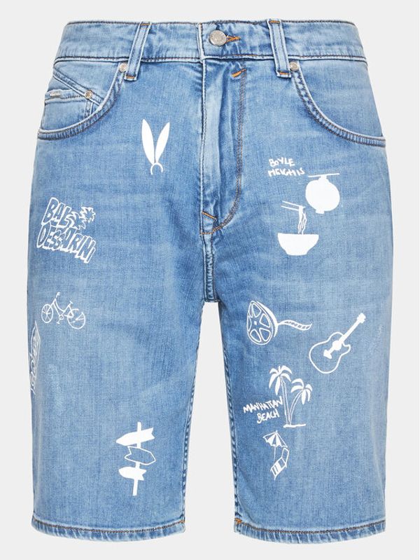 Baldessarini Baldessarini Дънкови шорти B1 16908/000/1273 Син Regular Fit