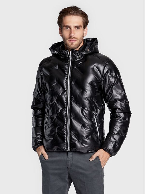 Baldessarini Baldessarini Пухено яке B2 50049/000/4043 Черен Regular Fit