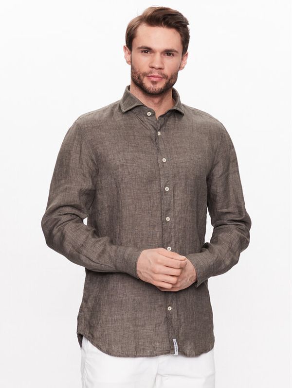 Baldessarini Baldessarini Риза B3 10012/000/3060 Сив Regular Fit