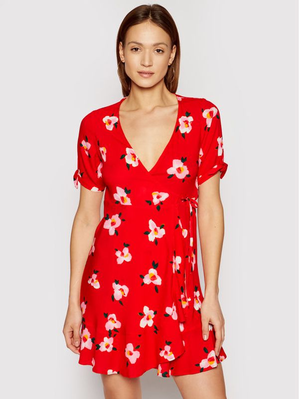 Banana Moon Banana Moon Плажна рокля Vity Sunnysided JSG19 Червен Regular Fit