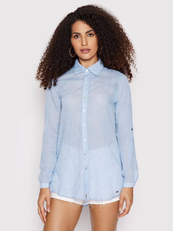 Banana Moon Banana Moon Риза Gary Adilson HPP56 Син Regular Fit