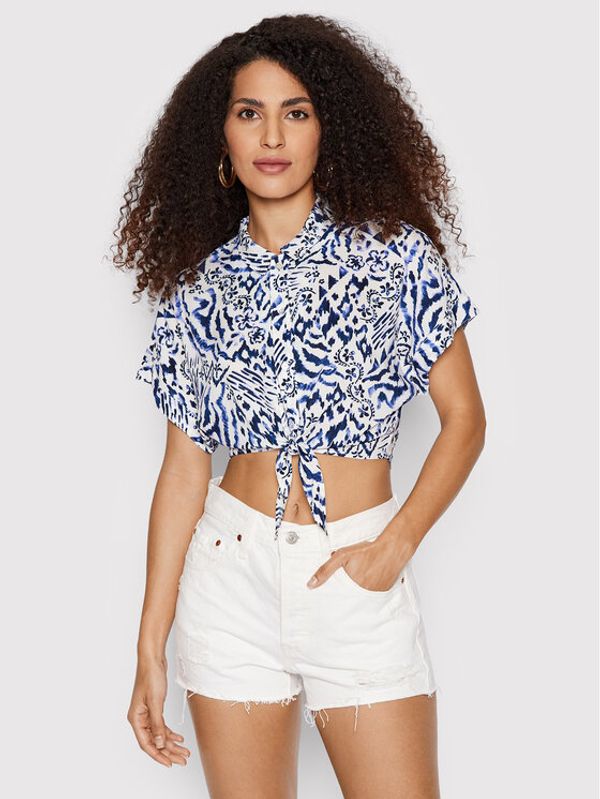 Banana Moon Banana Moon Риза Kaimi Aqualiday KBN74 Тъмносин Relaxed Fit