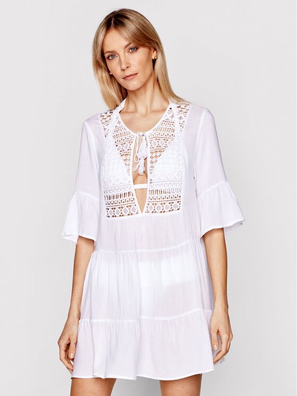 Banana Moon Banana Moon Туника Louise Salty JDF10 Бял Regular Fit