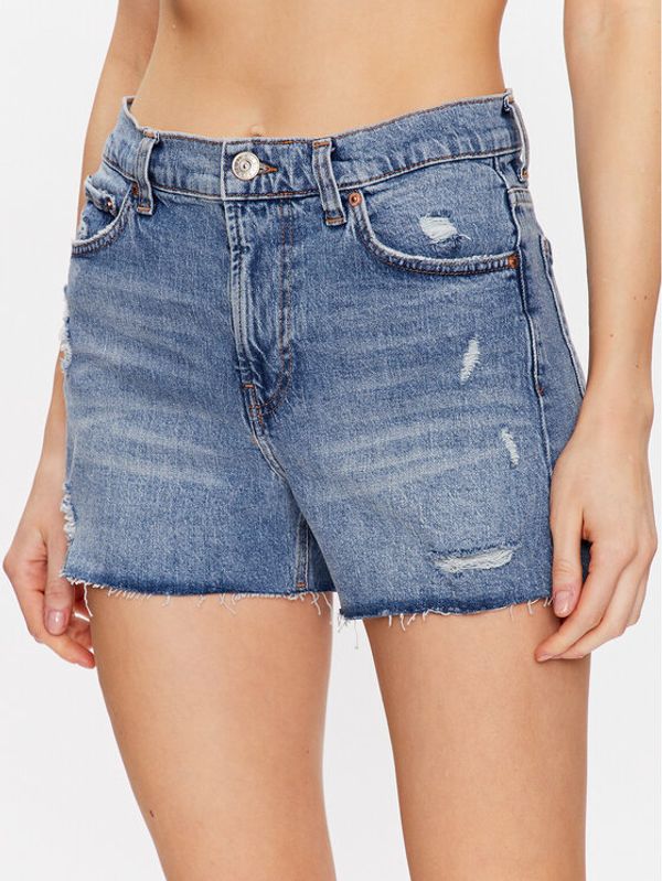 BDG Urban Outfitters BDG Urban Outfitters Дънкови шорти BDG ALINE VINT STRETCH 76832062 Син Regular Fit