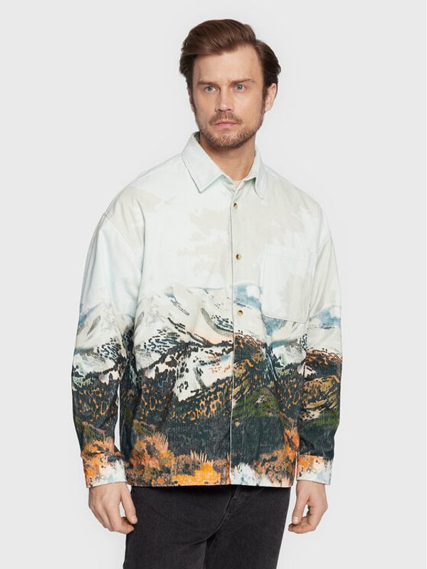 BDG Urban Outfitters BDG Urban Outfitters Риза 76133735 Син Relaxed Fit