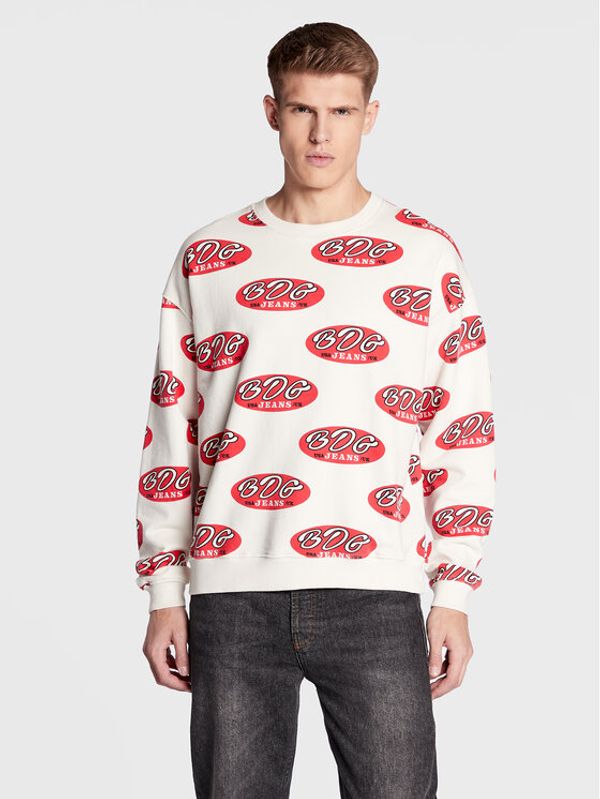 BDG Urban Outfitters BDG Urban Outfitters Суитшърт 75327205 Бял Regular Fit