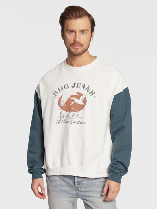 BDG Urban Outfitters BDG Urban Outfitters Суитшърт 75327288 Бял Regular Fit