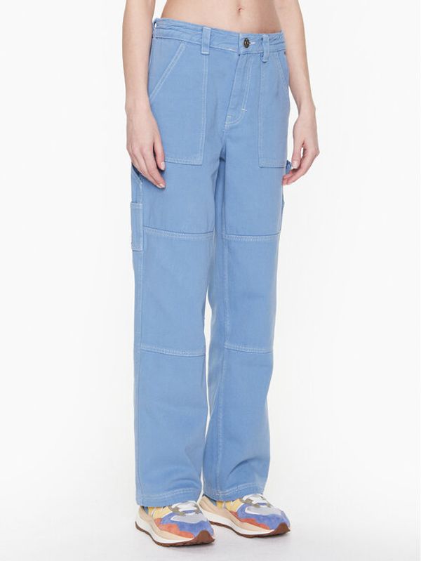 BDG Urban Outfitters BDG Urban Outfitters Текстилни панталони BDG UTILITY SKATE BLUE 76474006 Син Relaxed Fit