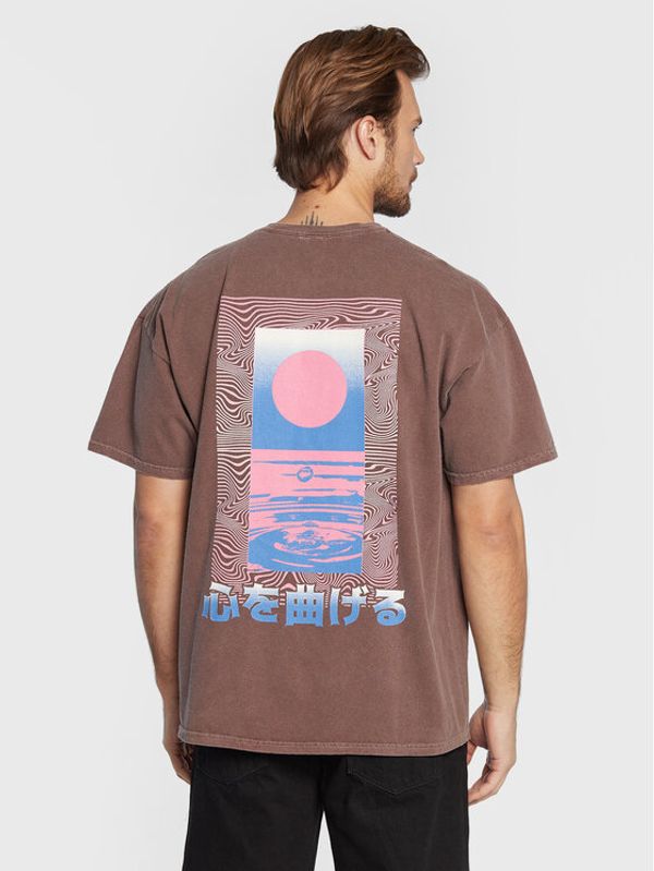 BDG Urban Outfitters BDG Urban Outfitters Тишърт 75326025 Кафяв Regular Fit