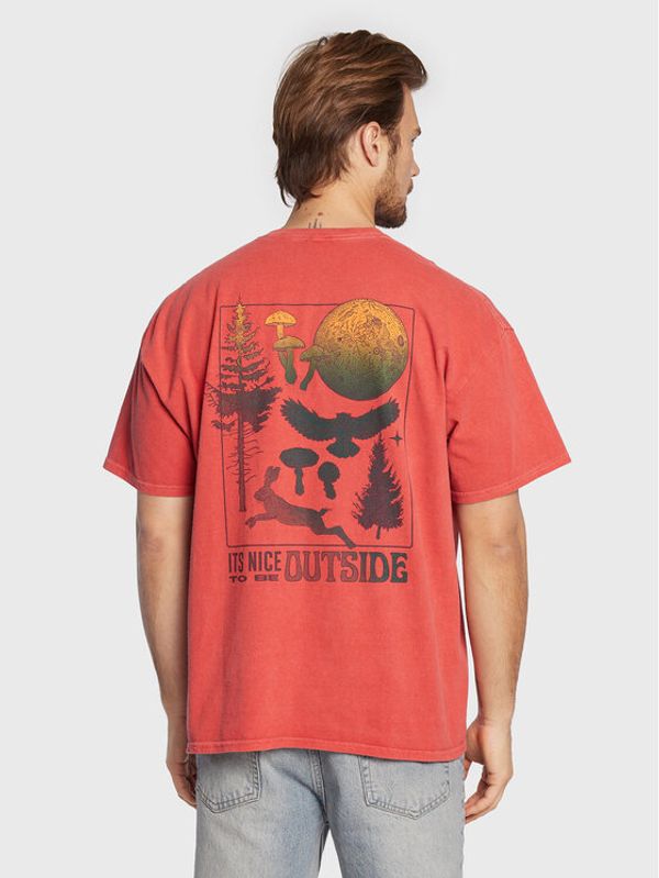 BDG Urban Outfitters BDG Urban Outfitters Тишърт 75326470 Червен Regular Fit