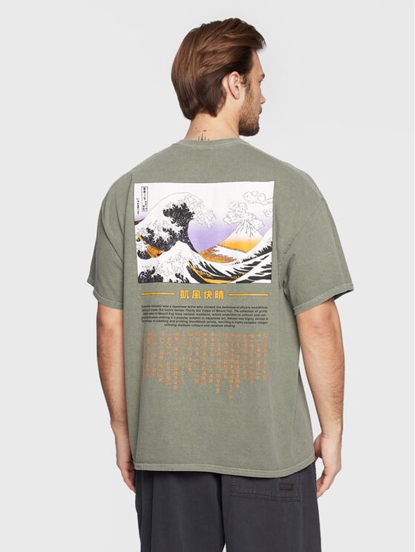 BDG Urban Outfitters BDG Urban Outfitters Тишърт 76134659 Зелен Relaxed Fit