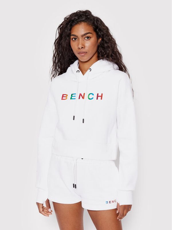 Bench Bench Суитшърт Finchley 120658 Бял Boxy Fit