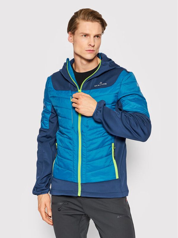 Bergson Bergson Преходно яке Bluff Hb Син Regular Fit