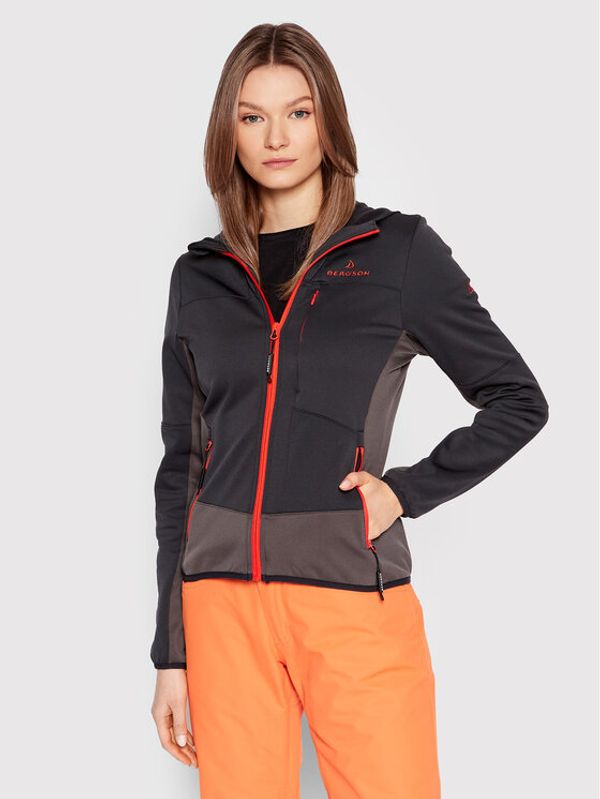 Bergson Bergson Суитшърт Act Ps Сив Slim Fit