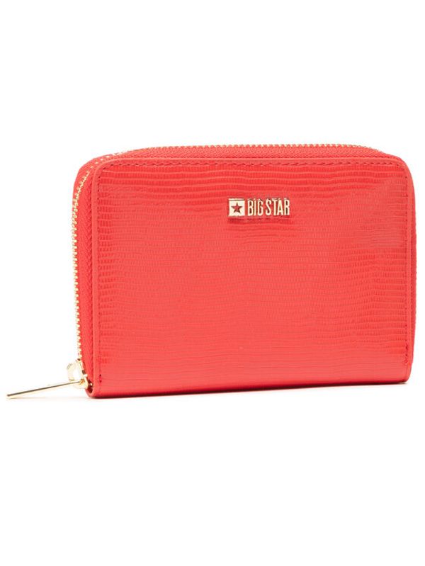 Big Star BIG STAR Голям дамски портфейл HH674008 Червен