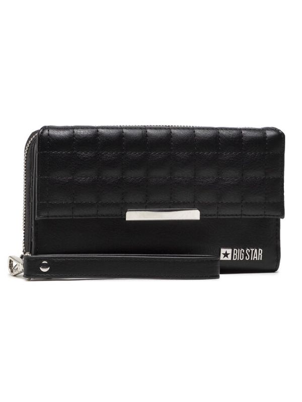 Big Star BIG STAR Голям дамски портфейл HH674027 Черен