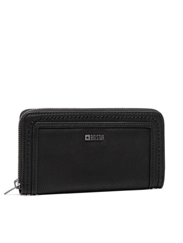 Big Star BIG STAR Голям дамски портфейл JJ674007 Черен