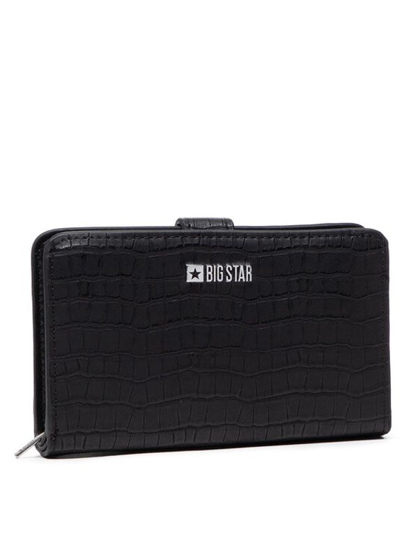 Big Star BIG STAR Голям дамски портфейл JJ674048 Черен