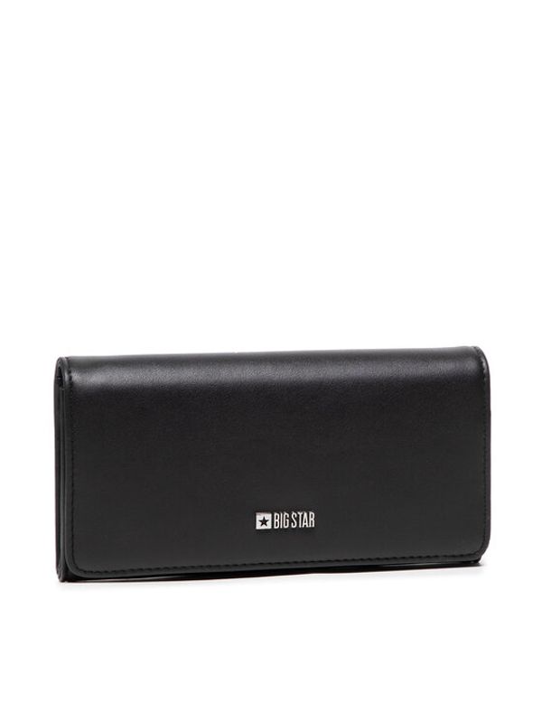 Big Star BIG STAR Голям дамски портфейл JJ674056 Черен