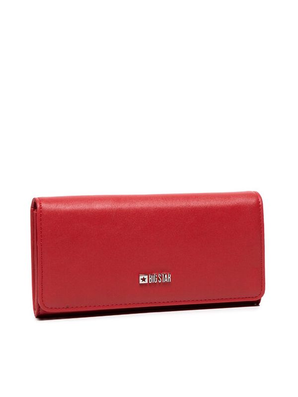 Big Star BIG STAR Голям дамски портфейл JJ674057 Червен