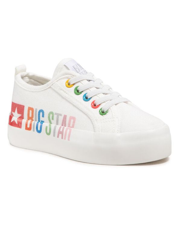 Big Star Shoes Big Star Shoes Гуменки HH374154 Бял