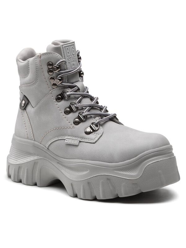 Big Star Shoes Big Star Shoes Туристически oбувки KK274367 Сив