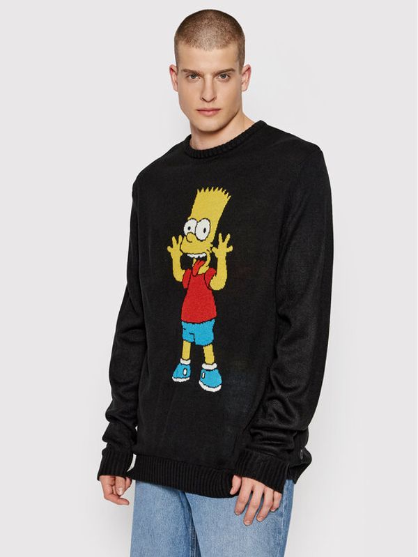 Billabong Billabong Пуловер SIMPSONS Bart A1JP10 Черен Relaxed Fit