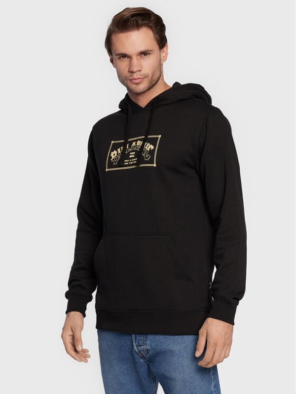 Billabong Billabong Суитшърт Arch Print F1HO07 BIF2 Черен Core Fit