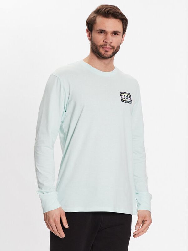 Billabong Billabong Тениска с дълъг ръкав Crayon Wave ABYZT01719 Зелен Regular Fit