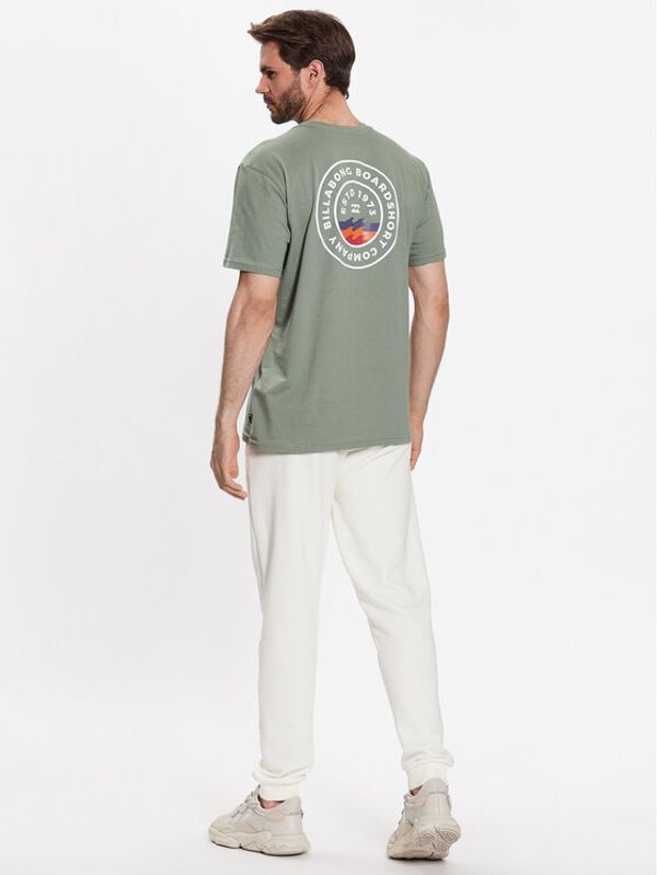 Billabong Billabong Тишърт Walled ABYZT01700 Зелен Regular Fit