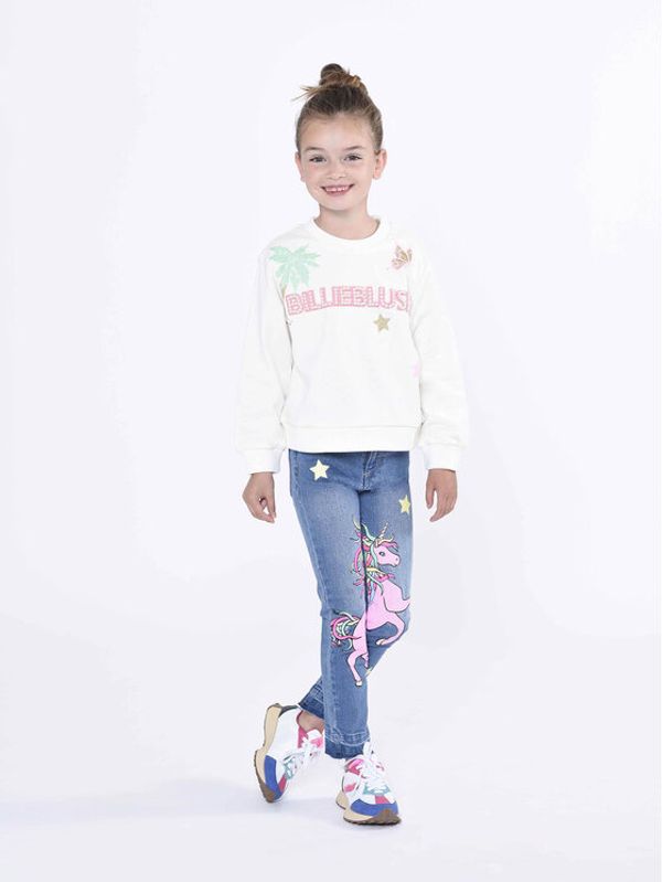 Billieblush Billieblush Дънки U14659 Бежов Regular Fit