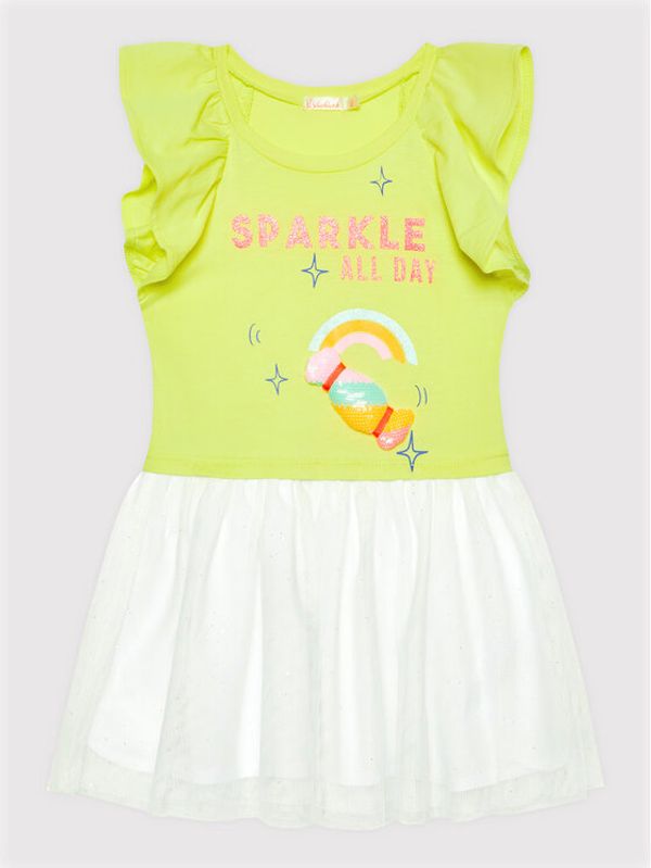 Billieblush Billieblush Ежедневна рокля U12715 Жълт Regular Fit