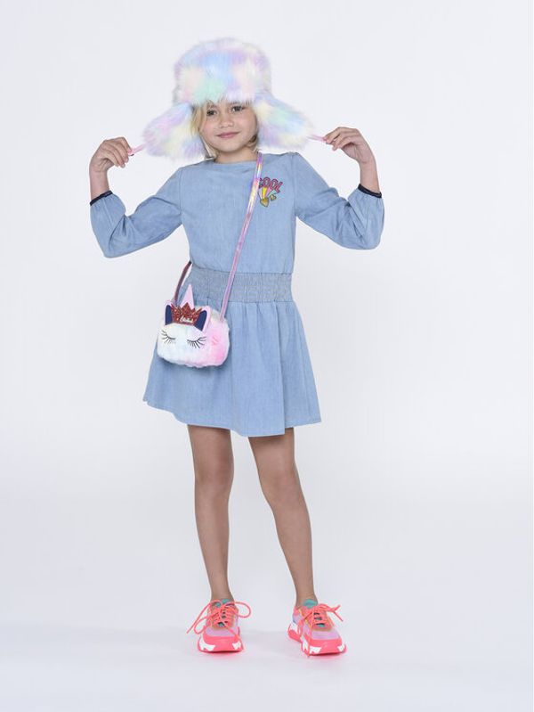 Billieblush Billieblush Ежедневна рокля U12779 Син Regular Fit