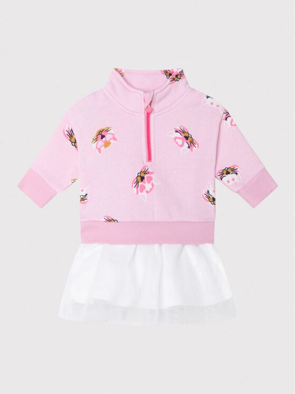 Billieblush Billieblush Плетена рокля U02336 M Розов Regular Fit