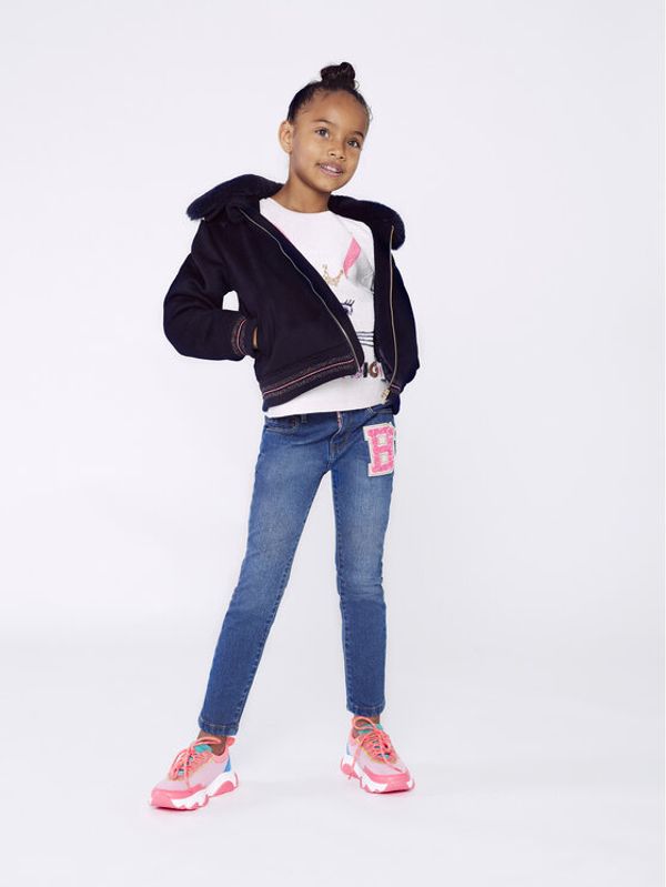 Billieblush Billieblush Преходно яке U16324 Тъмносин Regular Fit